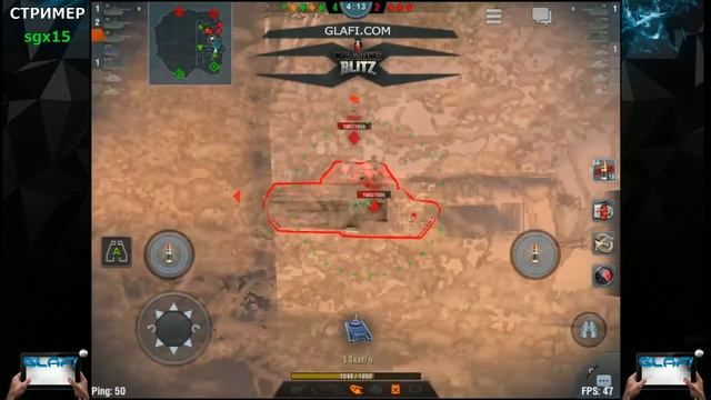 WoT Blitz играем со зрителями 28.09.14 часть 2 Серега Краб