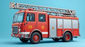 Песенка про ПОЖАРНУЮ МАШИНУ | Песенка про машинки | Мультики про машинки