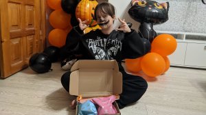 Распаковка КОРЕЙСКИЕ закуски на ХЕЛЛОУИН