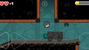 прохождение Red Ball 4 подземные ходы