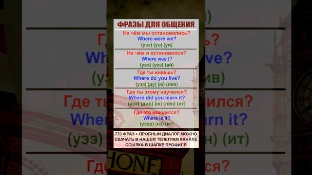 Эфир 8. Фразы на английском смотреть онлайн