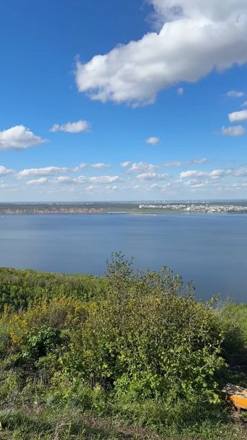 Вид на Тольятти и Жигулевск с горы Шишка. Доступна обзорность на 360 #природа #красота #горы