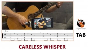 CARELESS WHISPER / ГИТАРА / МЕЛОДИЯ / ФИНГЕРСТАЙЛ / ТАБЫ