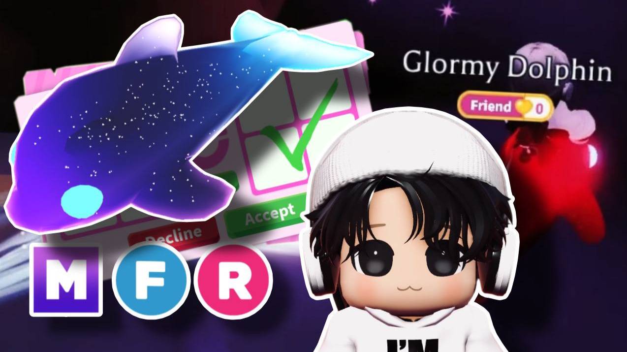 МЕГА НЕОН ГЛОРМИ ДЕЛЬФИН ТРЕЙДЫ В АДОПТ МИ РОБЛОКС!