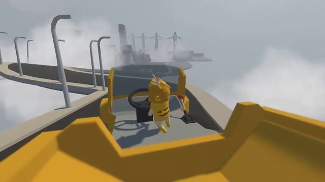 Human Fall Flat кооператив #4 Угнал тачилу у Артема