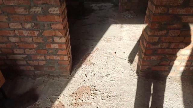 Морозная и снежная зима 2021 на стройплощадке.