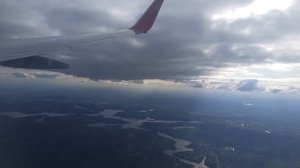 Красочная посадка самолета Boeing 737-800 в Шереметьево а/к ?