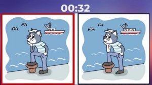 Задание на внимательность. Найди три отличия на картинке.