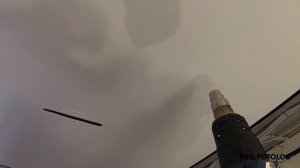 Натяжной потолок VS Ножа, нагрева 300 С и прокола (2024)