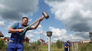 Забор из евро штакетника, установка забора из евроштакетника / монтаж забора из евроштакетника