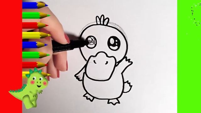 Как нарисовать МИЛЫЙ. просто, Рисунки для начинающих смотреть онлайн