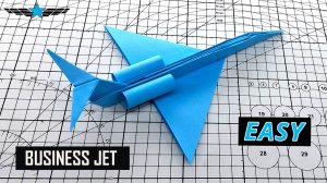 Самый реалистичный бумажный самолет - вы не поверите, что это просто бумага!