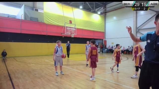 К12/13 Кубок. Плей-офф 1/4 финала. Велес - Адмиралтейская-2 (Бражников)