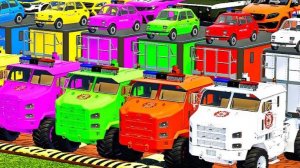 Машинки летают и прыгают! Развивающие мультики Машины помощники. Мультфильмы про машинки