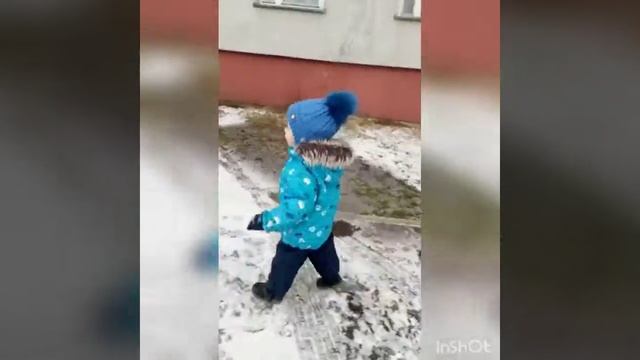Первый снег 2018 года