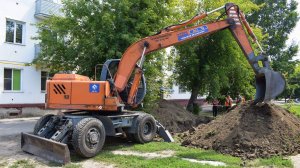 ЭкскаваторТВЭКС ЕК-12. Работа.