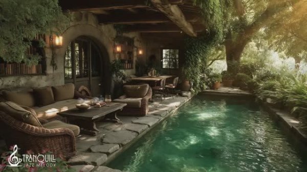 Villa Café & Tranquill Jazz _ Tranquil Forest Sounds & Cozy Ambience for Relax