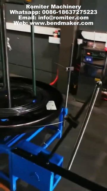 Станок для гибки колец стальной проволоки с ЧПУ со сва смотреть онлайн