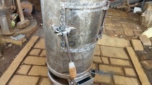 Буржуйка. Печка из газового баллона.