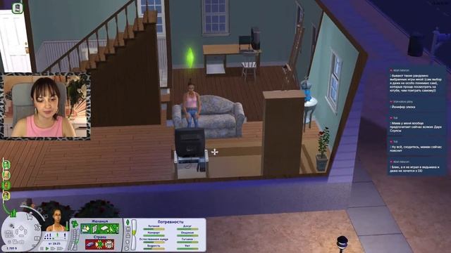 Играю за весь городок в Симс 2 (Китежград) смотреть онлайн