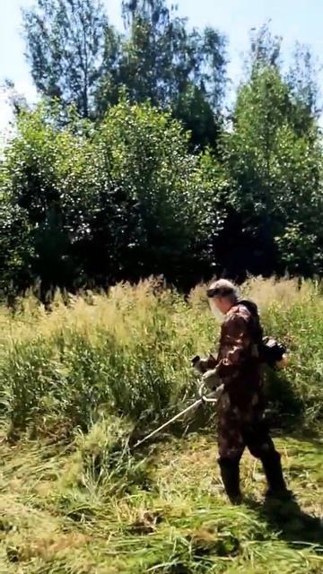 Подготовка участка под посев газона,первый день. смотреть онлайн