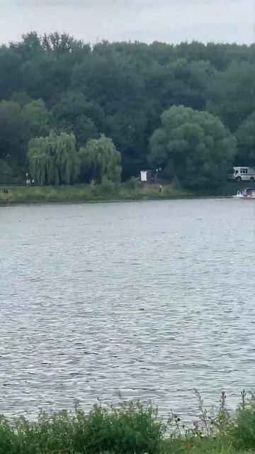 Пляжный отдых на Борисовских прудах, г. Москва, июль 2023 смотреть онлайн