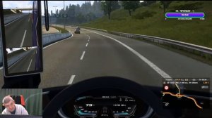 1. КАТАЕМ ПО ЕВРОПЕ. ETS2 1.49. Live Stream. НА РУЛЕ MOZA R12 + TSW