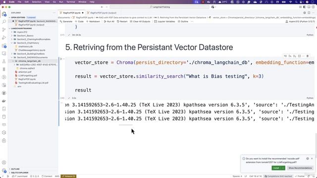 7 -Retrieval of Data from Vector datastore смотреть онлайн
