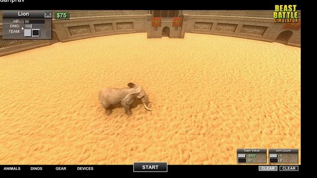 жесть малой убил тирекса - Beast Battle Simulator смотреть онлайн