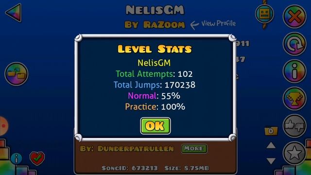 Лайфхак для накрутки прыжков в Geometry dash смотреть онлайн
