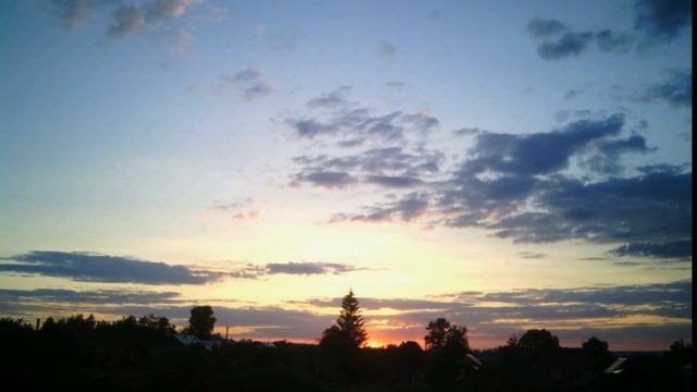 Таймлапс заката (time lapse sunset) смотреть онлайн