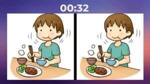 Задание на внимательность. Найди три отличия на картинке.