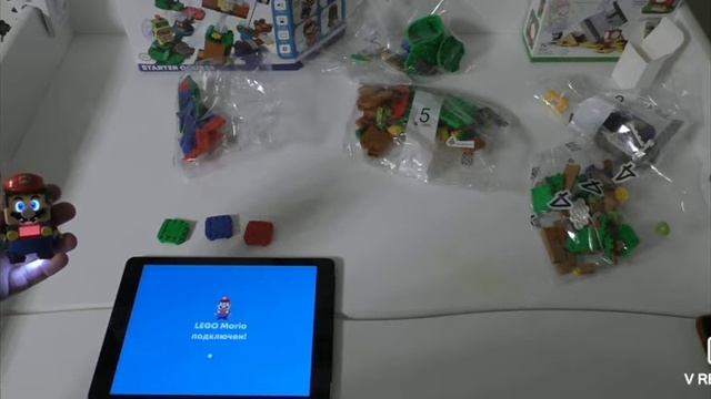 Первая часть сборка Лего супер Марио