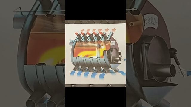 Отопительная Конвекционная печь Подымахина. смотреть онлайн