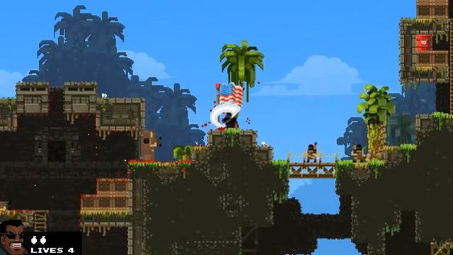 прохождение (BROFORCE) 1 часть