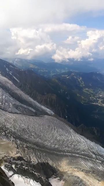 Запускаем самолётики в Альпах. Mont blanc :