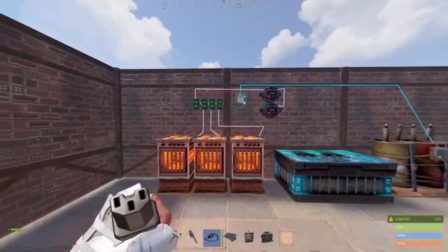 Автоматические печи Rust | Гайд как подключить электрич?