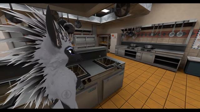 Смешной момент Развлекаемся в VRChat Ресторан готовка блюд с приколами фурри на кухне #5 смотреть онлайн