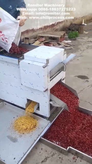 Машина для отделения семян сухого чили смотреть онлайн