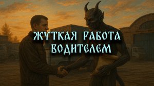 ЖУТКАЯ РАБОТА ВОДИТЕЛЕМ! Страшные Истории На Ночь