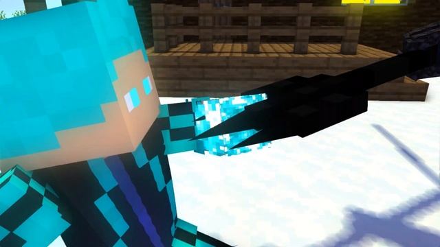 Super-Daniel VS Крампуса КЛИП "Living In A Nightmare" (Minecraft анимация) смотреть онлайн