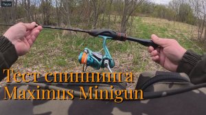 Тест спиннинга Maximus Minigun
И первый заброс в 2025 году