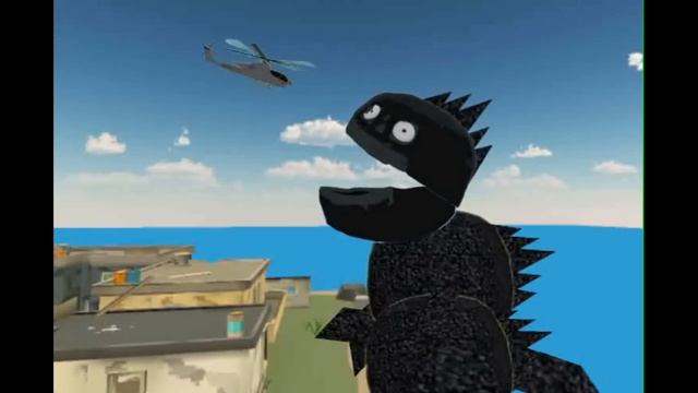 Godzilla In Chicken Gun - официальный чикен гпн фильм ч.2 (финал)(чикен ган анимация)
