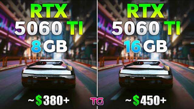 RTX 5060 Ti 8GB vs RTX 5060 Ti 16GB - Test in 10 Games | 1440p смотреть онлайн
