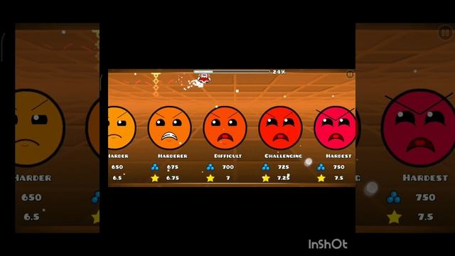 Новые 2.2 сложности в гд! #share #shortvideo #shortsyoutube #robtopgeometrydash #геометридаш