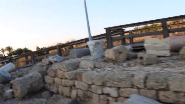 Израиль экскурсия с гидом древний город Кейсария 4 смотреть онлайн