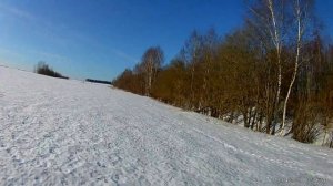 по насту на лыжах 10.04.