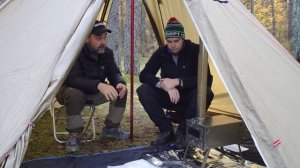 Титановая складная печь для палатки Аврора