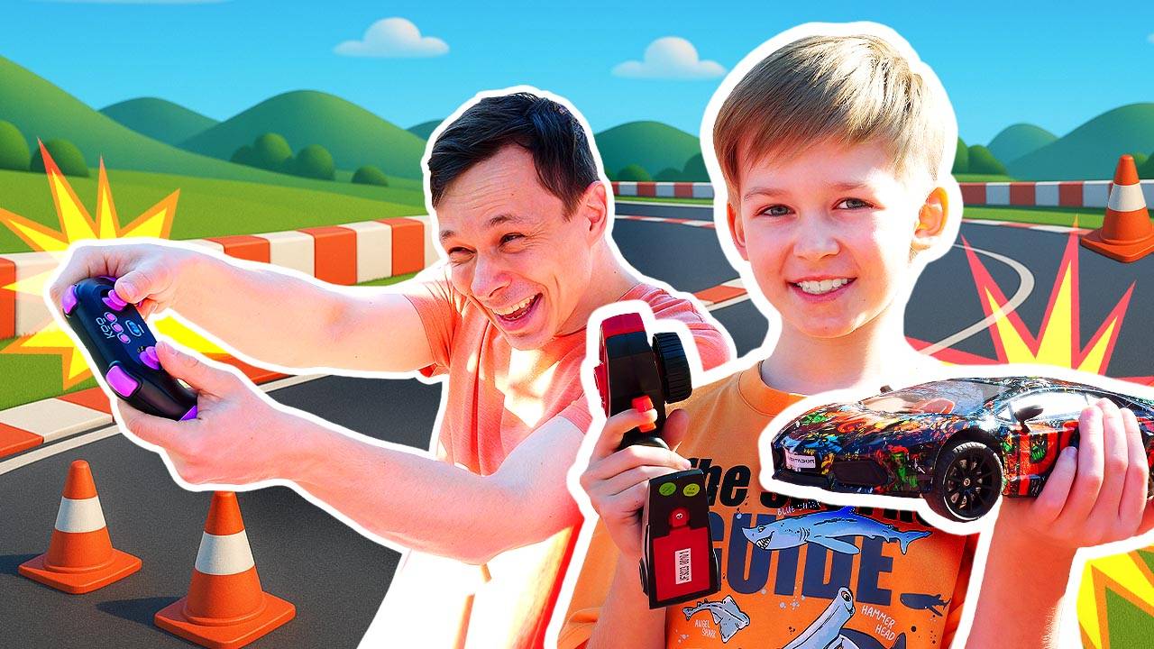 Устроили гонки на машинках KOO 🚗💨 Лихие виражи и догонялки! #машинкидлядетей #игрушкидлямальчиков смотреть онлайн