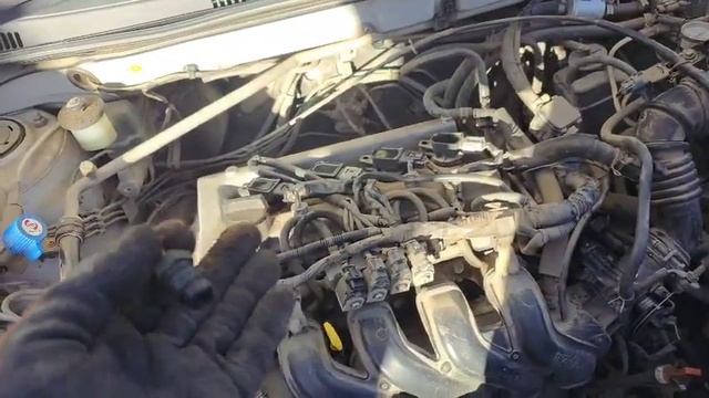 Клапан картерных газов. Toyota Corolla Fielder  121 1NZ-FE( важность ч